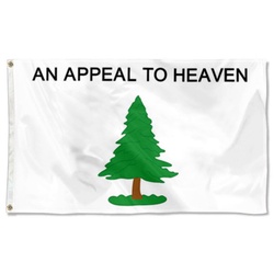 An Appeal to Heaven Flag also called the Pine Tree Flag Banner