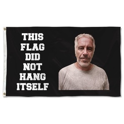 This Flag Did Not Hang Itself Jeffrey Epstein Flag Banner