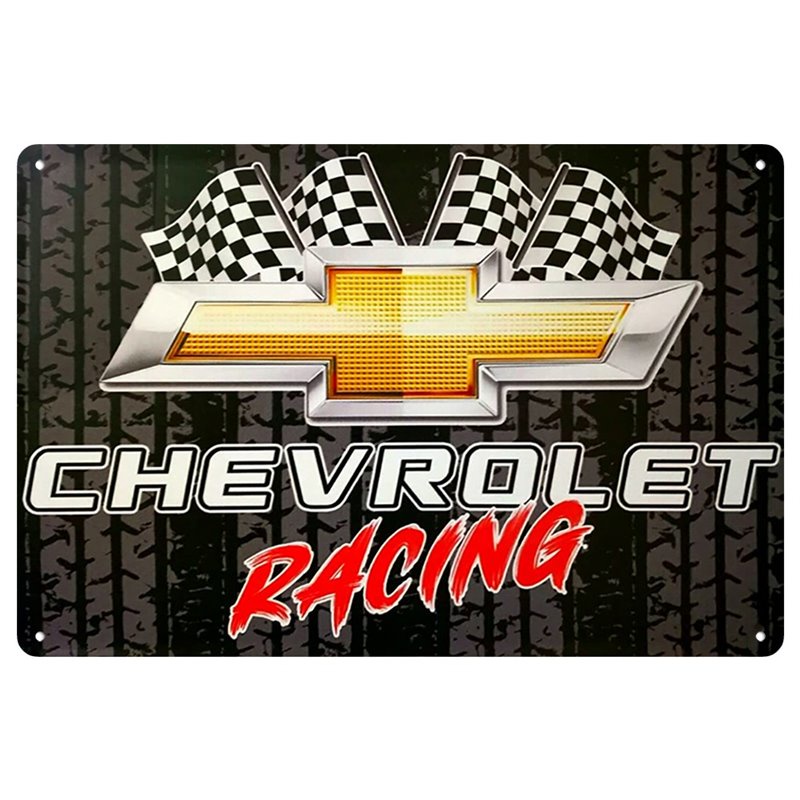 Chevrolet Racing Tin Sign
