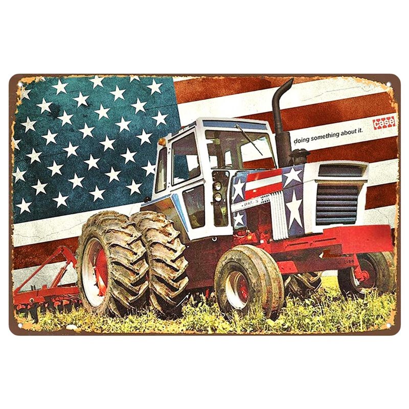 Vintage American Farm Tractor Tin Sign