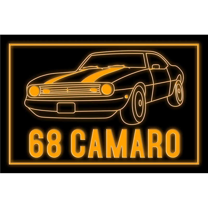 68 Camaro Racing Display LED Sign