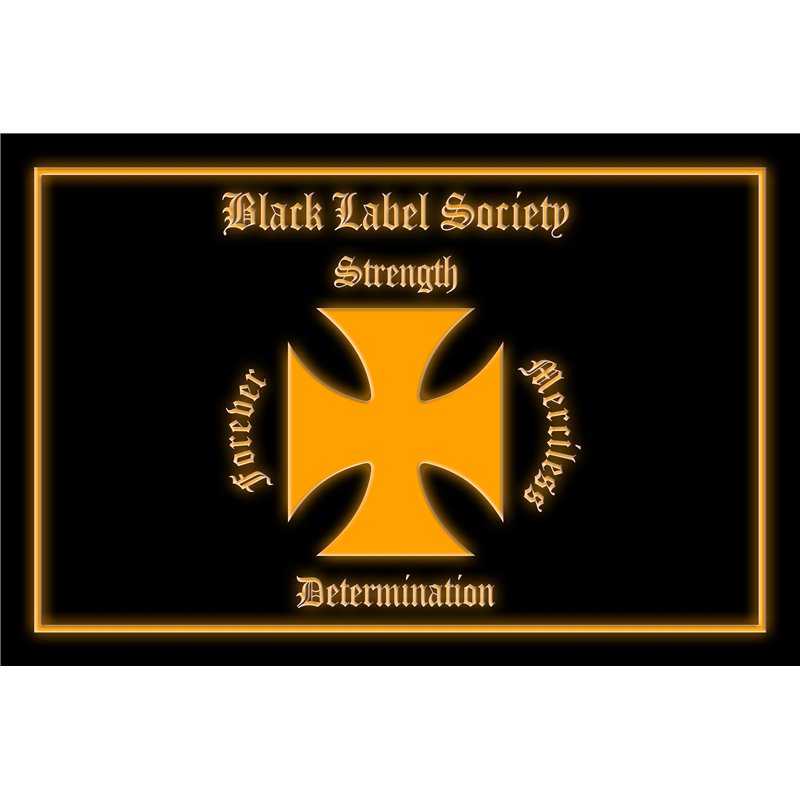 Black Labels Society LED Sign
