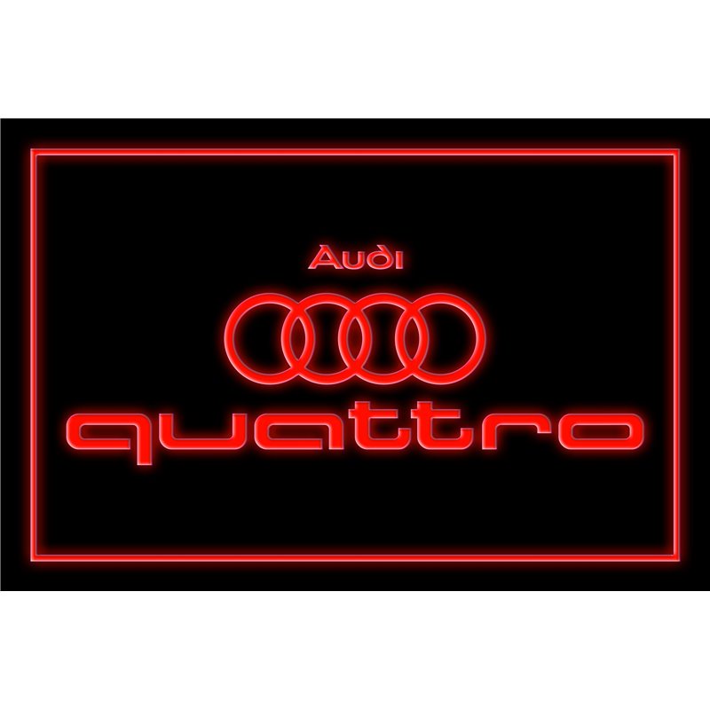 Audi Quattro LED Sign