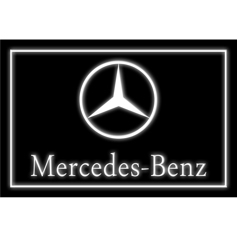 Mercedes Benz 2 LED Sign