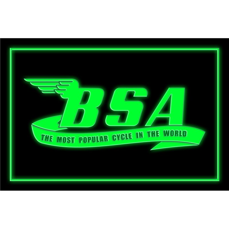 BSA Motorcycles LED Sign 02