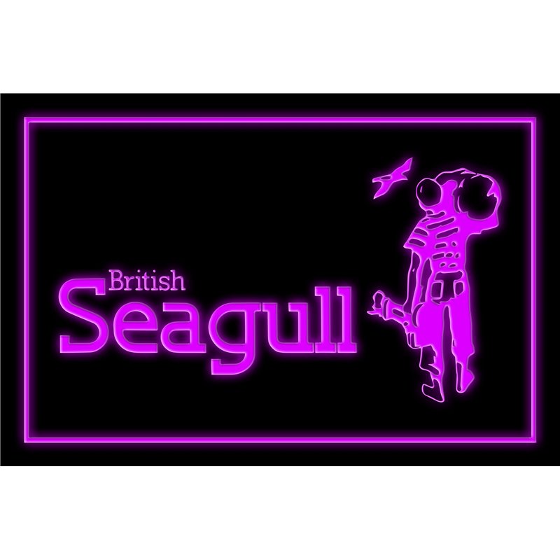 British Seagull LED Sign