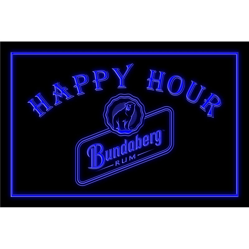 Bundaberg Happy Hour LED Sign