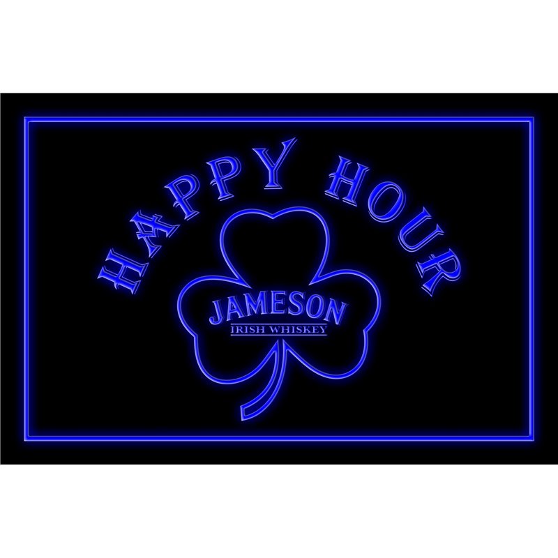 Jameson Shamrock Happy Hours LED Sign