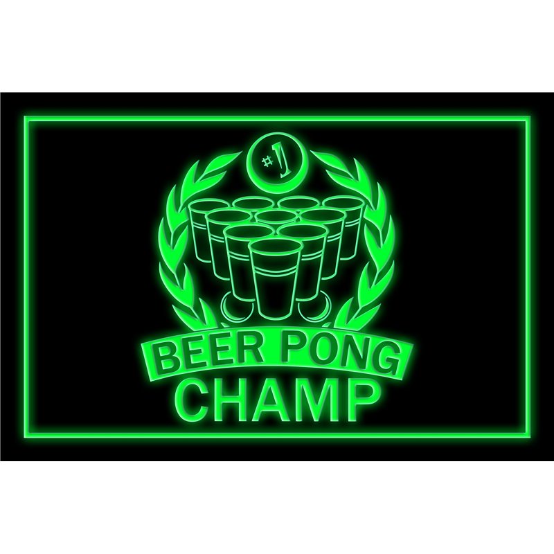 Beer Pong Champ LED Sign