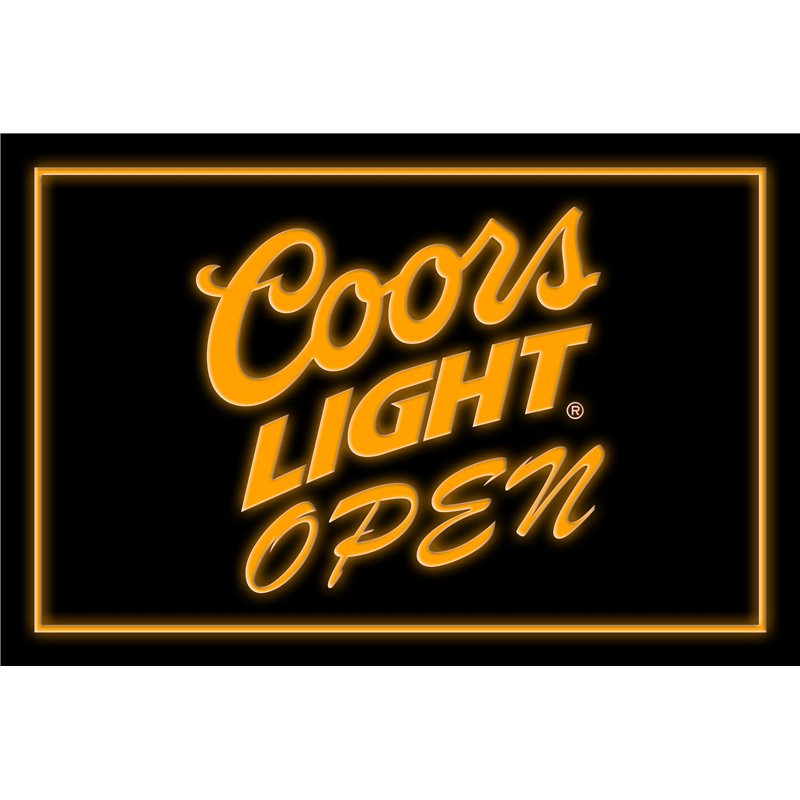 Coors Light Open LED Sign