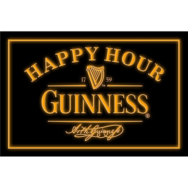 Guinness Happy Hour LED Sign