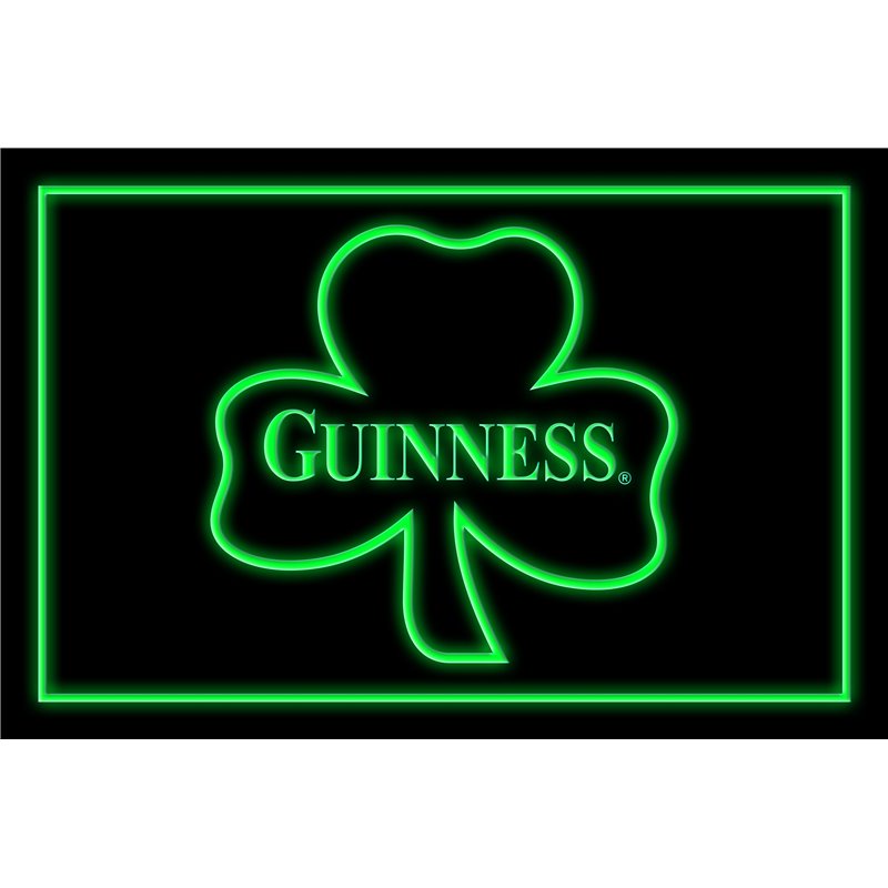 Guinness Shamrock LED Sign