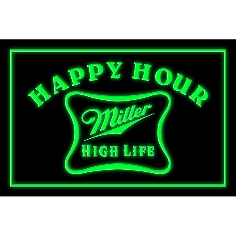 Miller High Life Happy Hour LED Sign