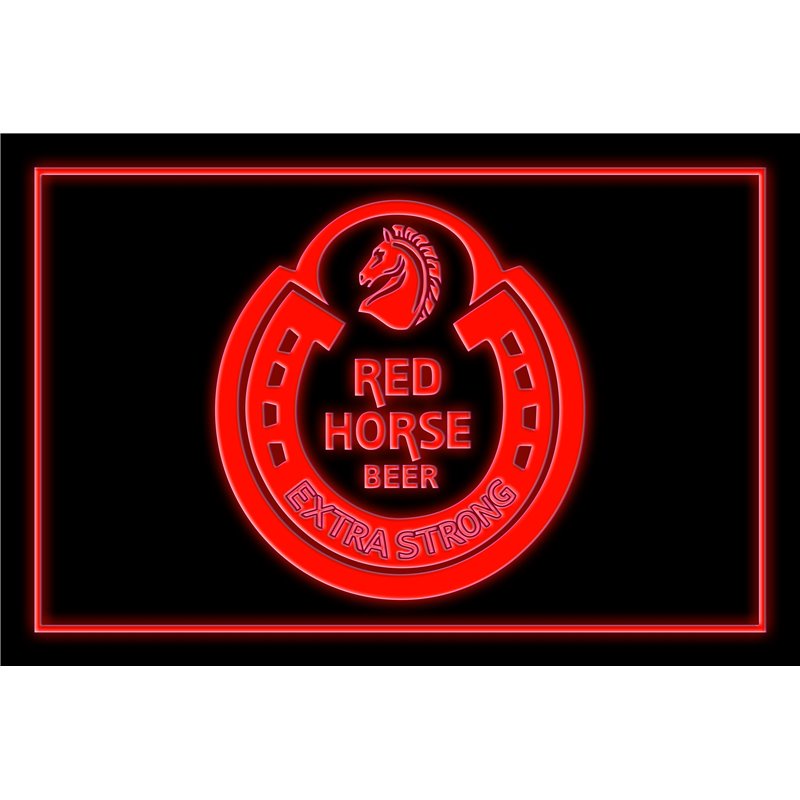 Red Horse Beer LED Sign