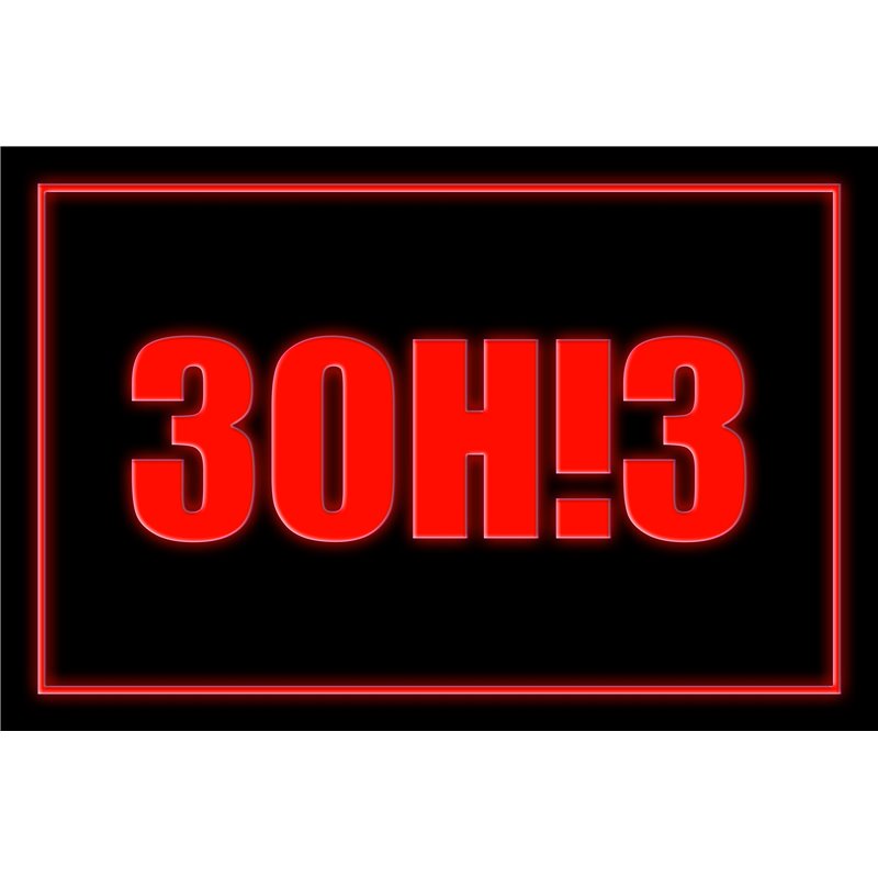 3OH!3 LED Sign