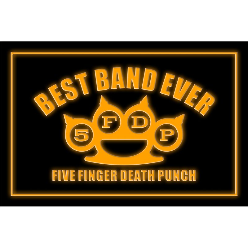 5FDP Best Band Ever LED Sign