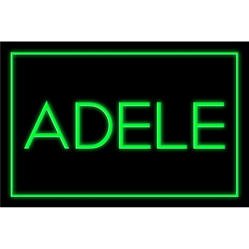 Adele LED Sign