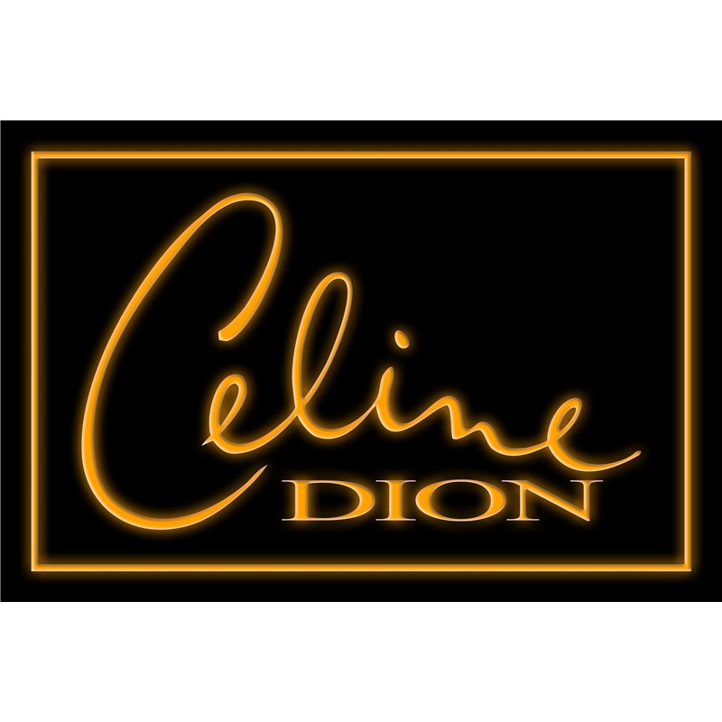 Celine Dion LED Sign