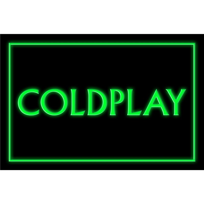Coldplay LED Sign