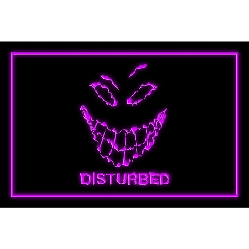 Disturbed LED Sign 02
