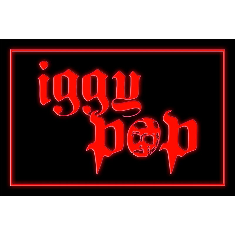 Iggy Pop 1 LED Sign