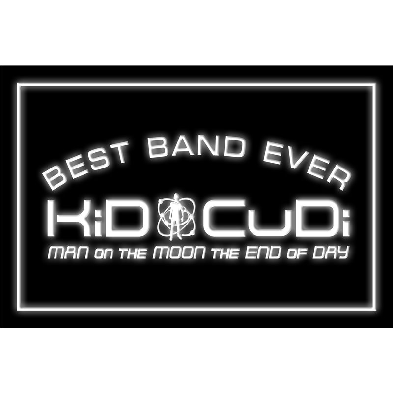 Kid Cudi Best Band Ever LED Sign