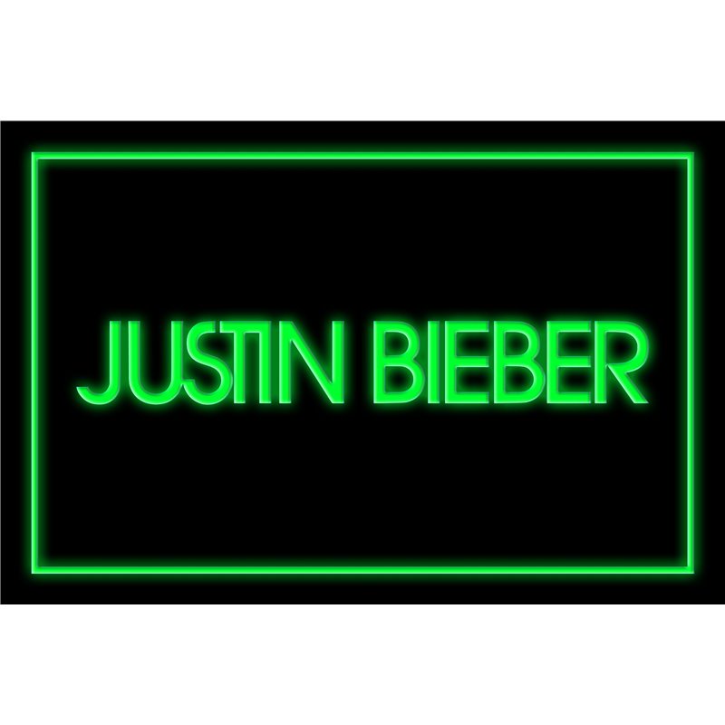 Justin Bieber LED Sign