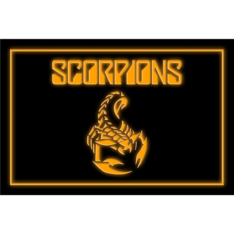 Scorpions 2 LED Sign