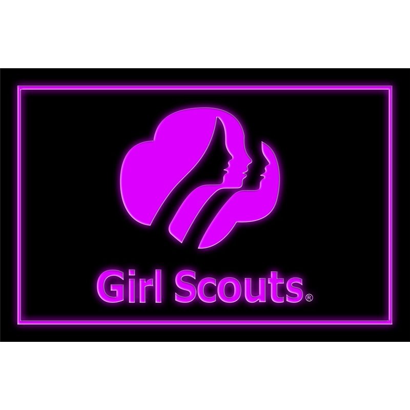 Girl Scouts America Bar Led Sign