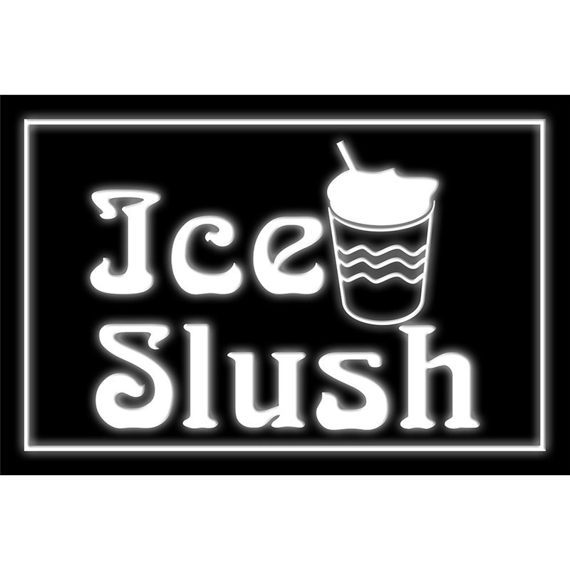 Frozen Ice Slush Beverage Juice Led Sign