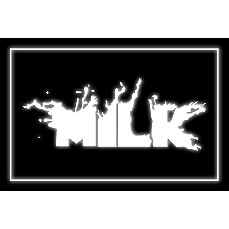 Milk Drink Shop Market Led Sign