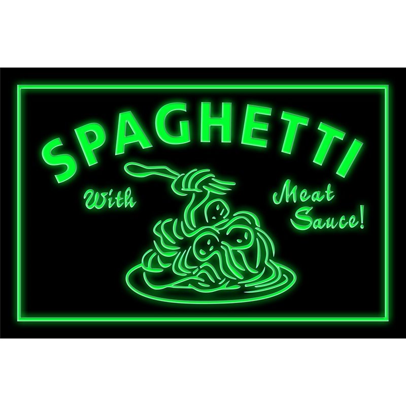 Spaghetti With Meat Sauce Led Sign