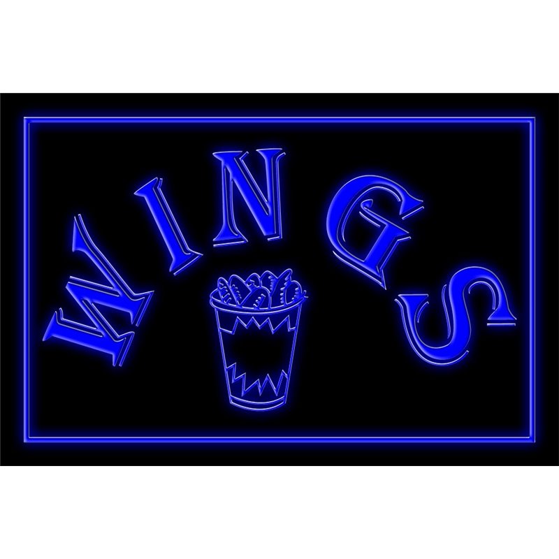Wings Shop LED Sign