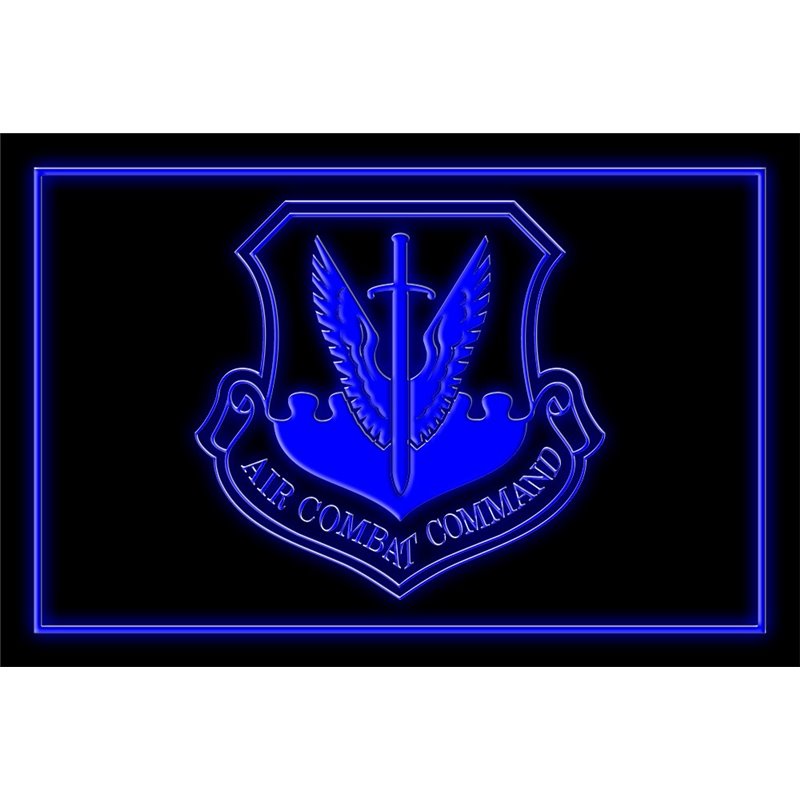 US Air Force Air Combat Command Metal Tin Sign