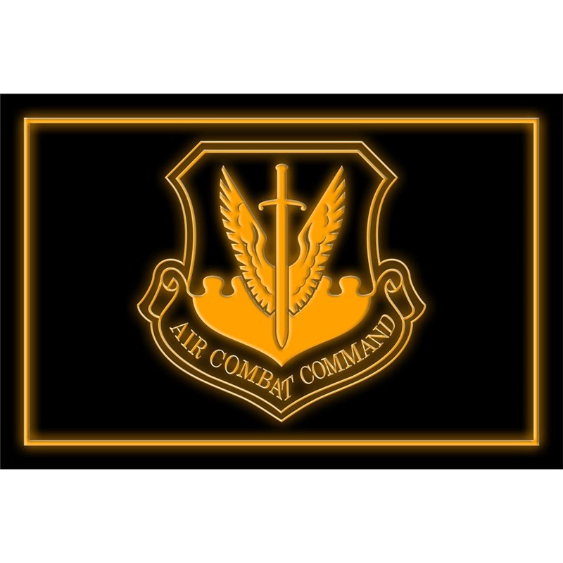 US Air Force Air Combat Command Metal Tin Sign