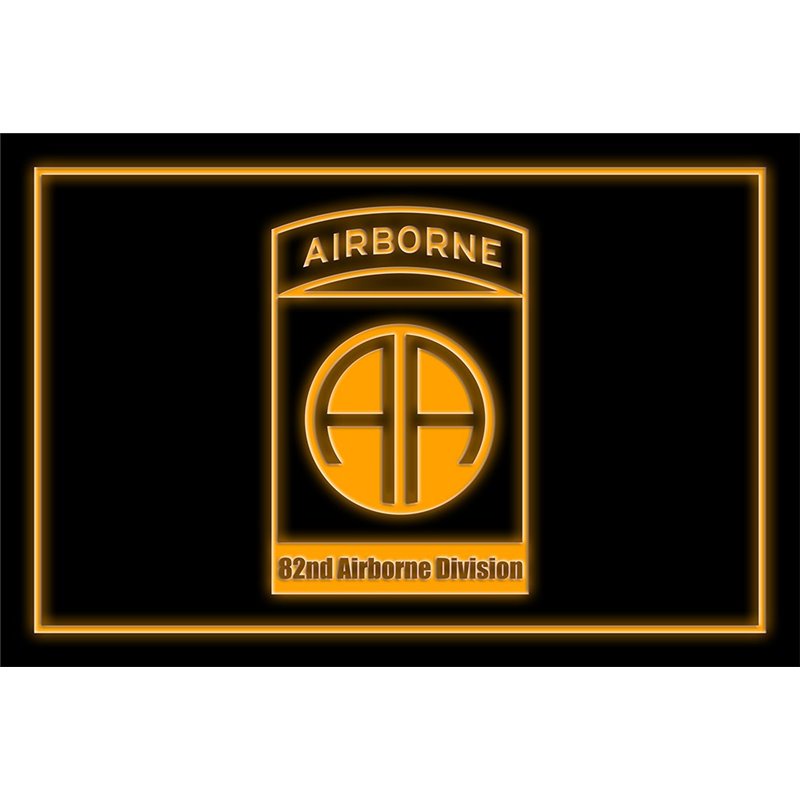 US Army 82nd Airborne Division Metal Tin Sign