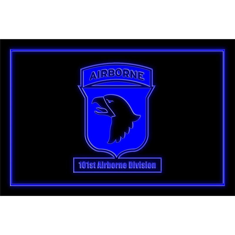 US Army 101st Airborne Division Metal Tin Sign