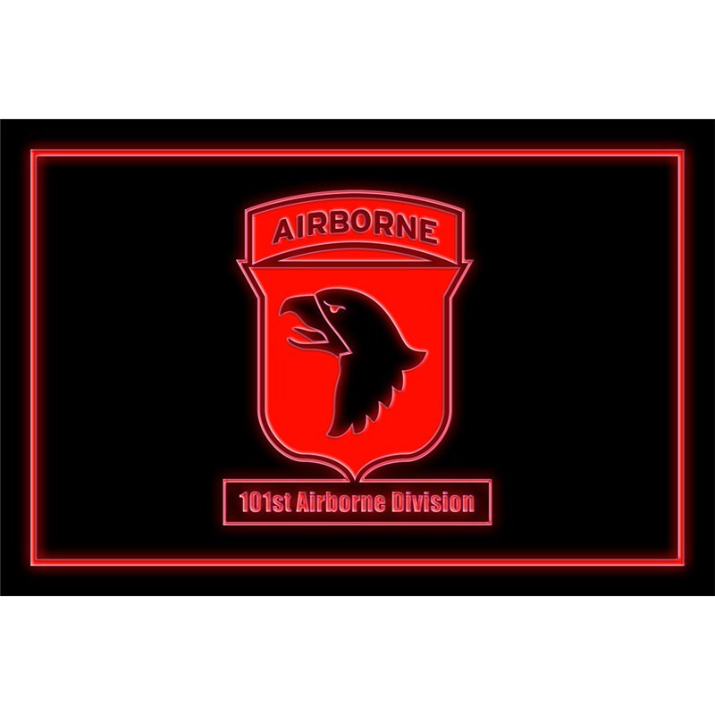 US Army 101st Airborne Division Metal Tin Sign