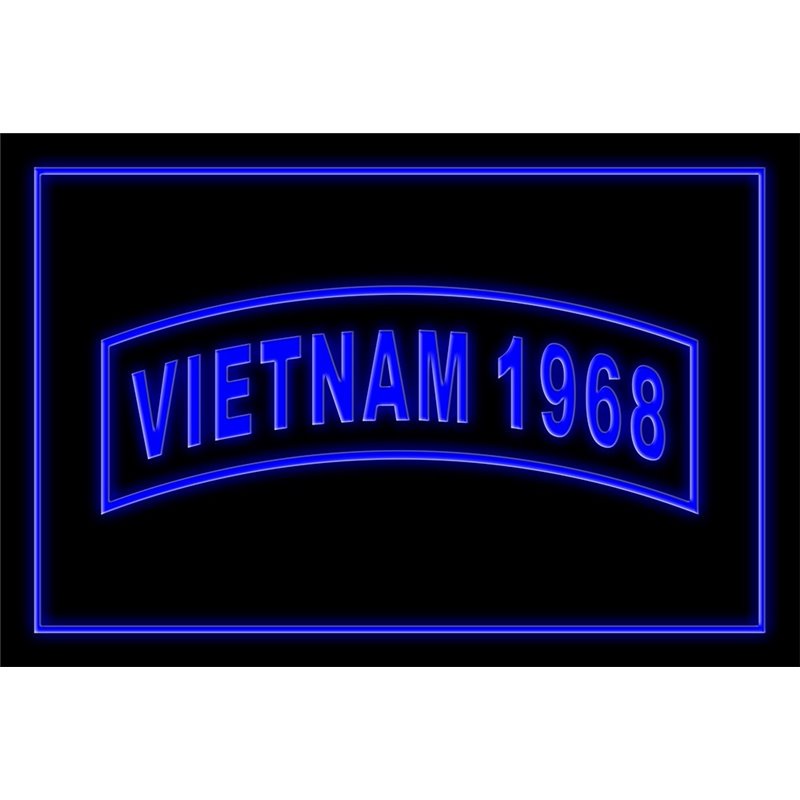 US Army Vietnam 1968 Metal Tin Sign