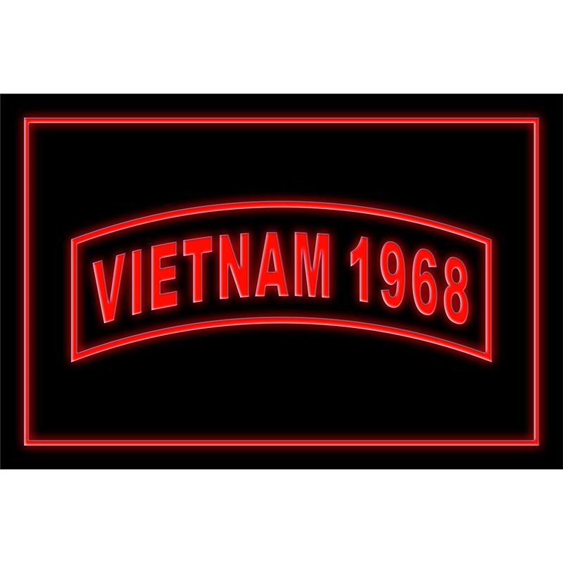 US Army Vietnam 1968 Metal Tin Sign