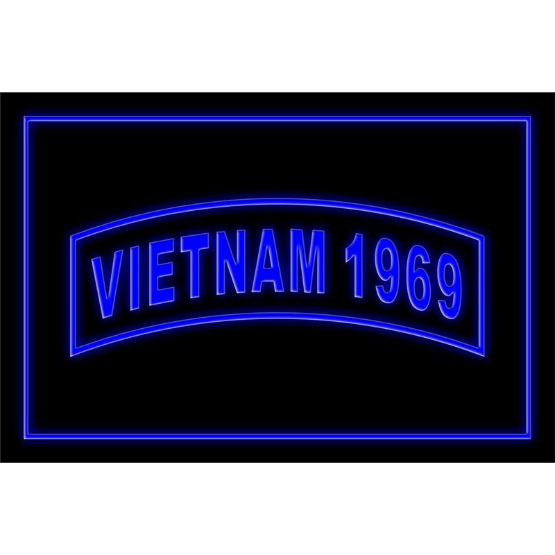 US Army Vietnam 1969 Metal Tin Sign