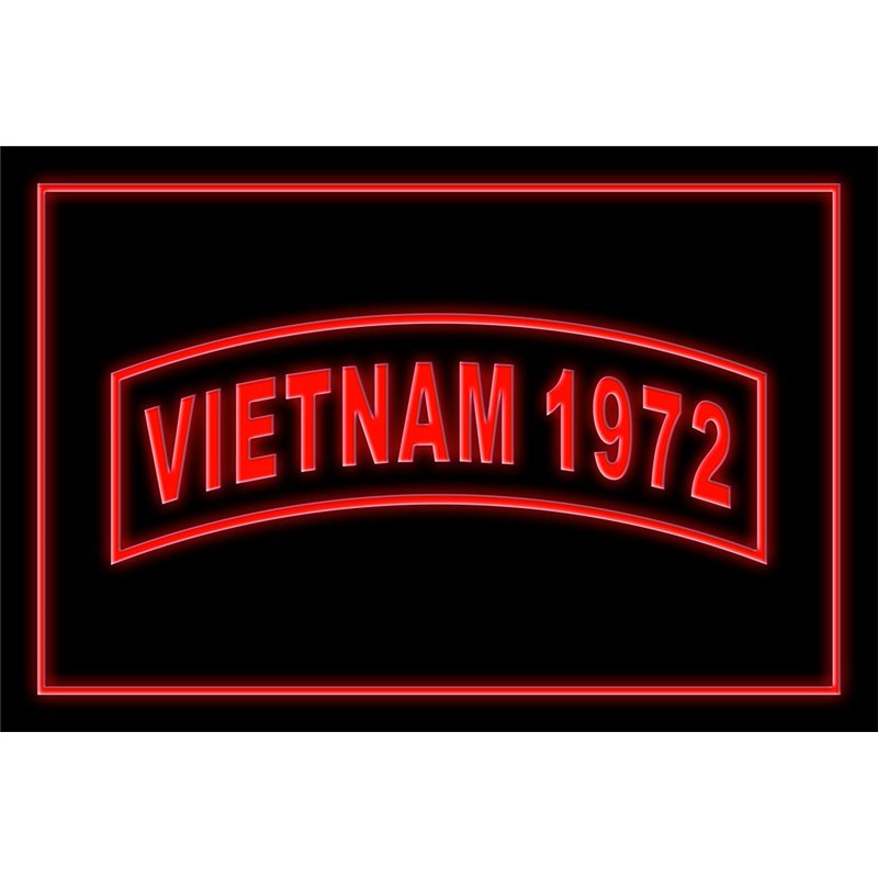 US Army Vietnam 1972 Metal Tin Sign