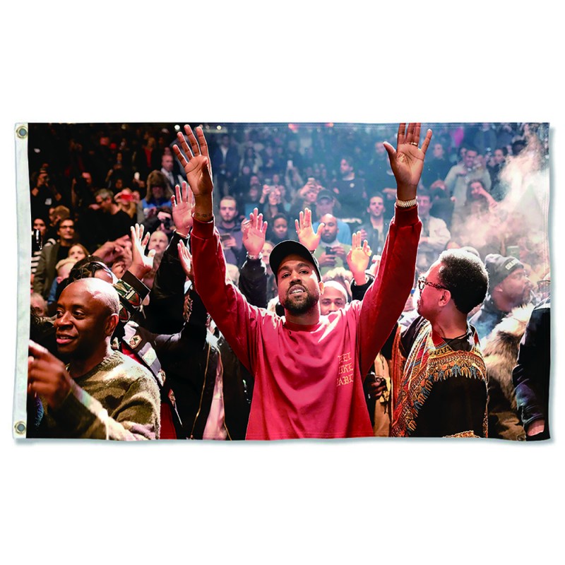 Kanye West 2025 Flag Banner