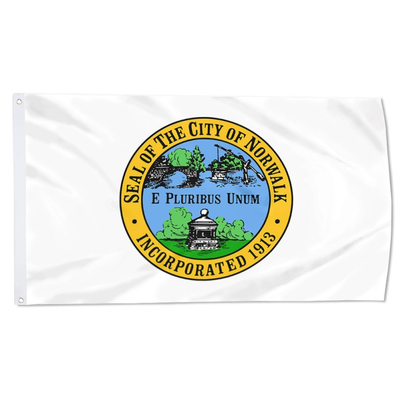 Norwalk, Connecticut Flag Banner