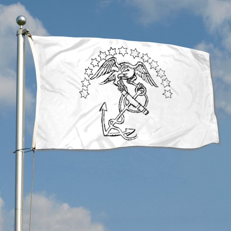 Old School EGA USMC Flag Banner