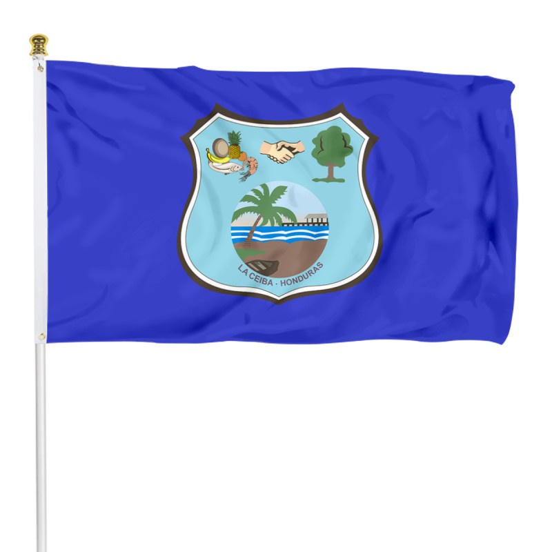 Atlantida Department, Honduras Flag Banner